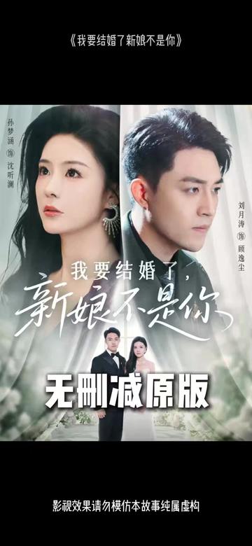 我要结婚了新娘不是你海报