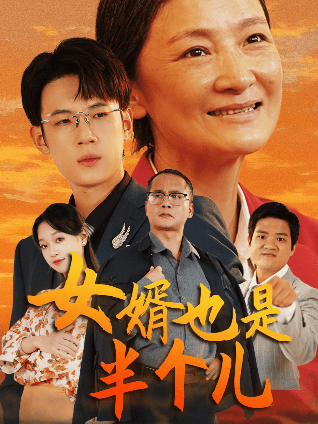 女婿也是半个儿海报