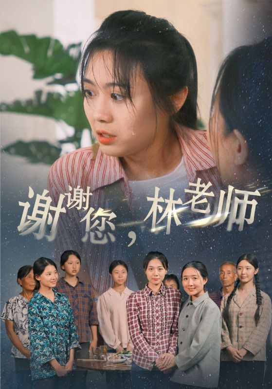 谢谢您,林老师海报